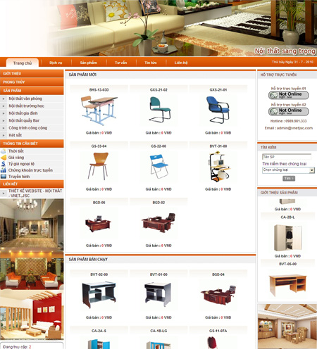Thiết kế web giá rẻ - thiết kế web bán hàng - MS072